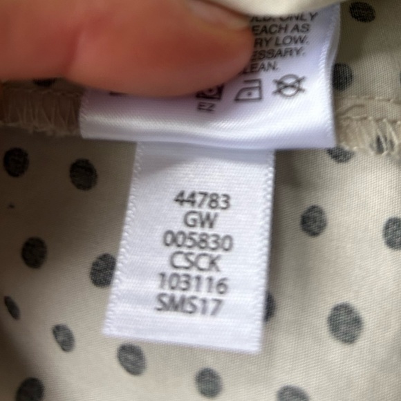 Hanna A.polka dot sleeveless sun dress Black/off white with black ribbon ties - Picture 5 of 7